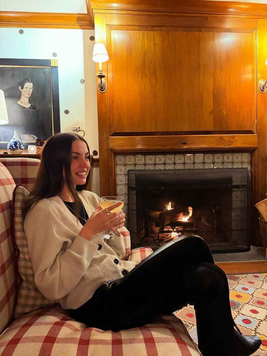 Ana de Armas They Love a Drink by the Fire Just Like Us
