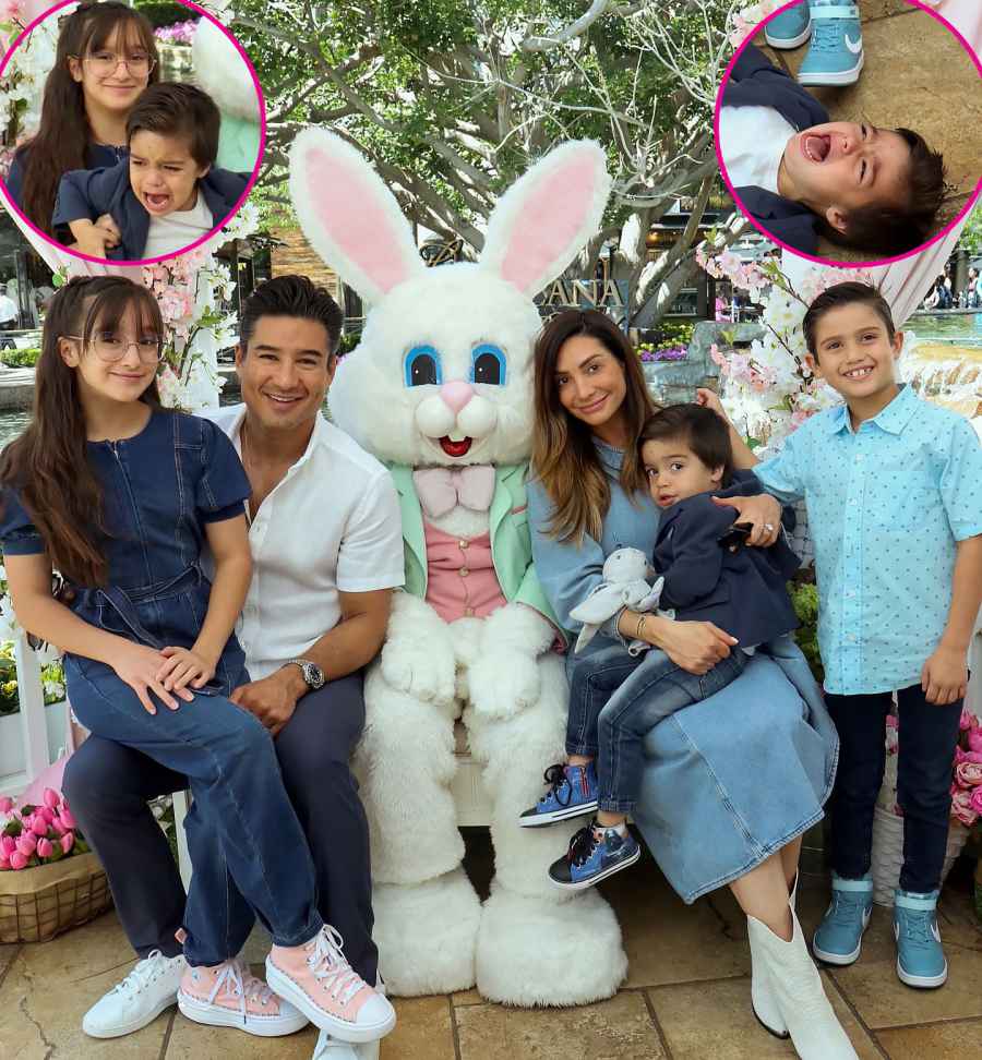 Mario Lopez Their Holiday Photos Go Awry Just Like Us