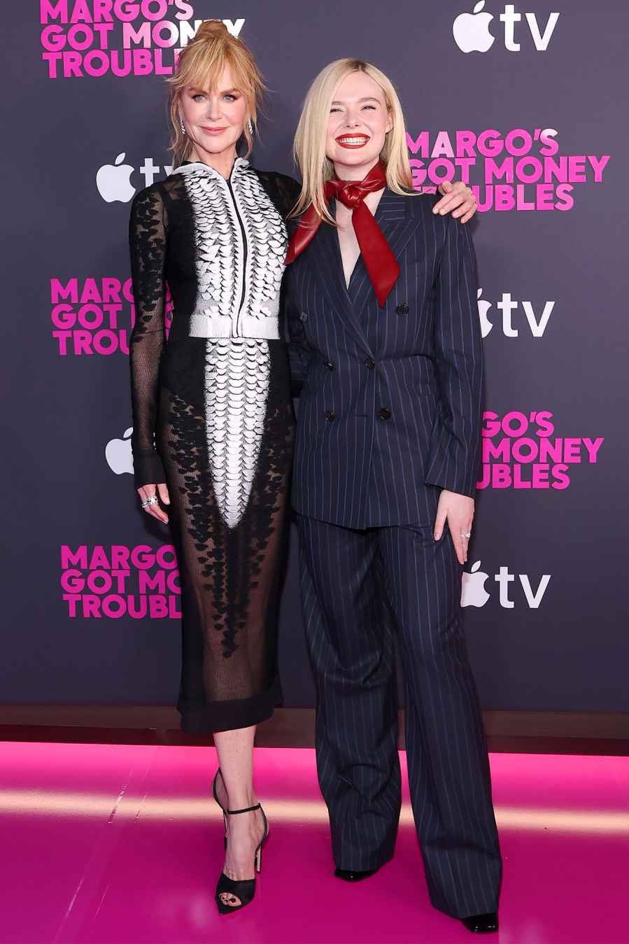 Nicole Kidman and Elle Fanning Margos Got Money Troubles New York Premiere Hot Pics