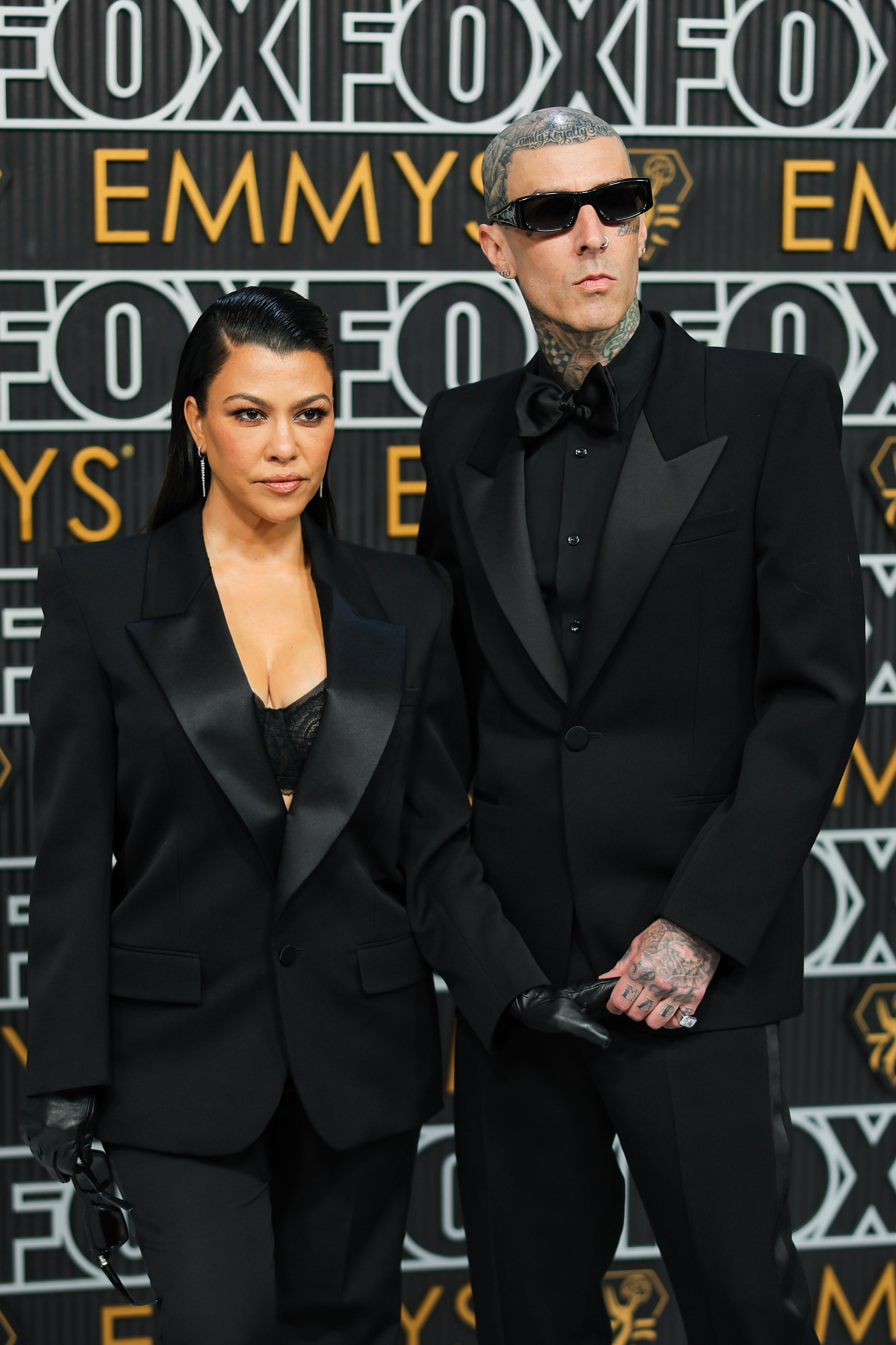 Kourtney Kardashian and Travis Barker