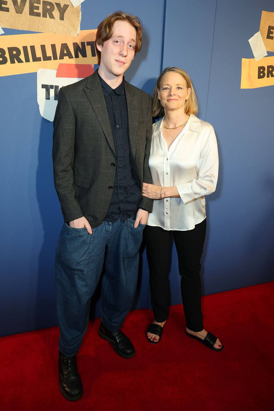 Jodie Foster and Charles Bernard Foster Every Brilliant Thing Broadway Hot Pics