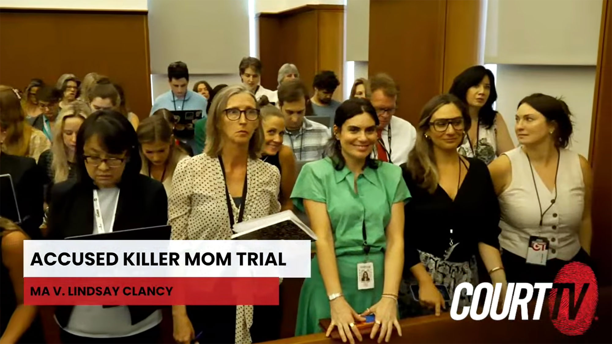 Lindsay Clancy Trial Reporter Sparks Backlash for Winking at Camera Brittany Romano