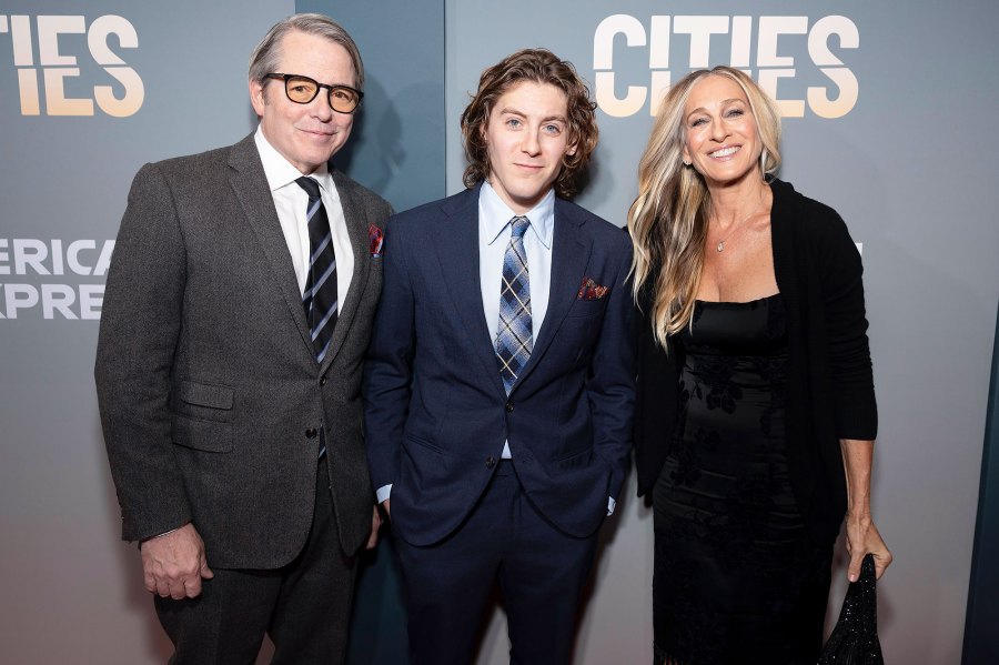 Matthew Broderick James Wilkie Broderick Sarah Jessica Parker Other Desert Cities Revival Opening Night Hot Pics