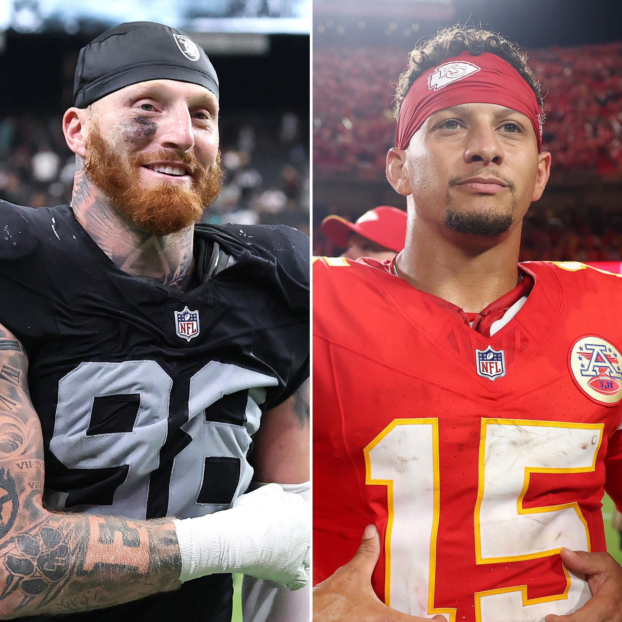 Raiders Maxx Crosby Makes Wild Claim About Chiefs Patrick Mahomes Moaning on the Field