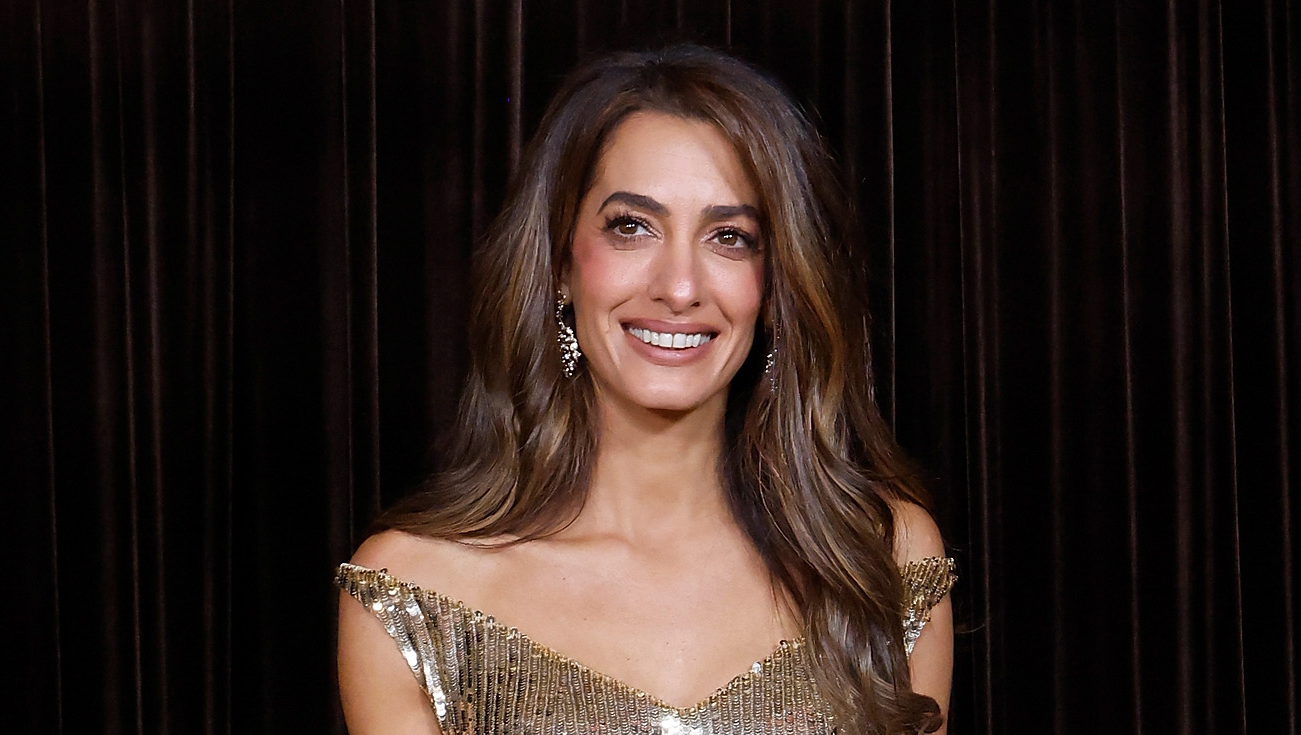LONDON, ENGLAND - OCTOBER 09: Amal Clooney attends The Clooney Foundation For Justice's The Albies 2026 at Natural History Museum on October 09, 2026 in London, England. (Photo by Taylor Hill/Getty Images)