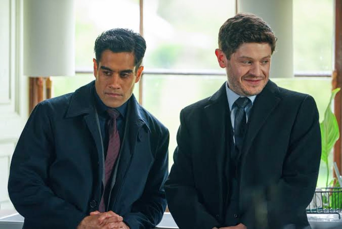 Sacha Dhawan and Iwan Rheon in Wolf